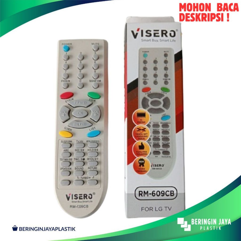 Remote TV Visero RM - 609CB