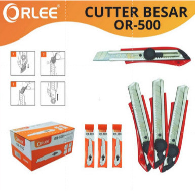 

Cutter - Cutter Besar - Kenko | Cutter Kenko L 500 | Kater Besar | Orlee OR 500 - Orlee