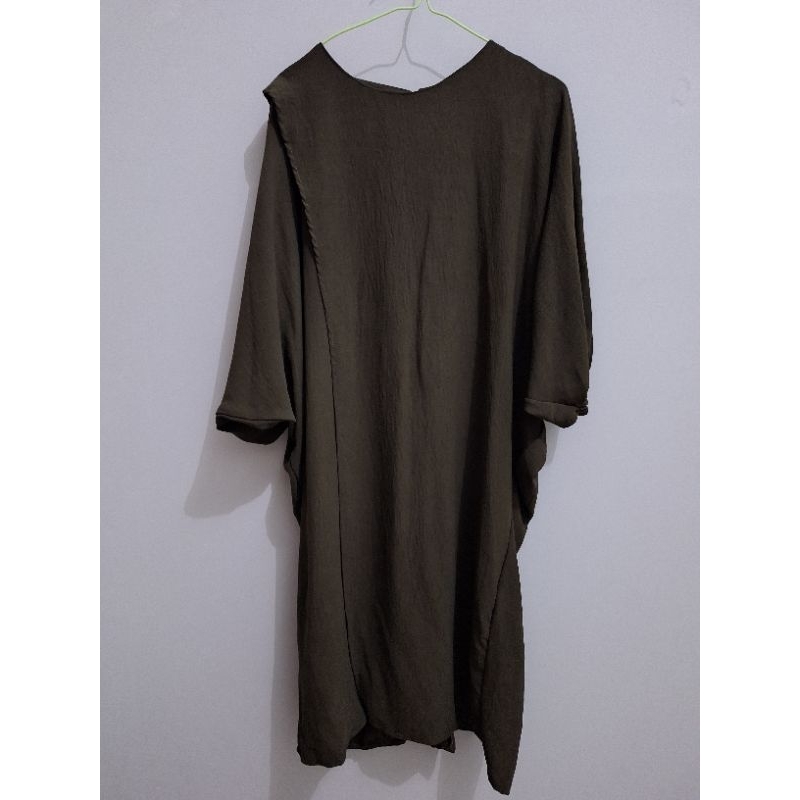 [PRELOVED] Tunik semi kaftan army