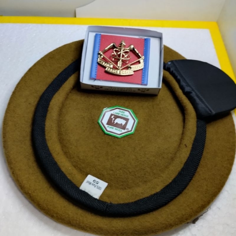 paket baret arhanud plus emblem
