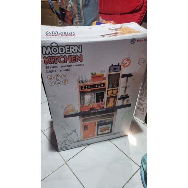 Preloved mainan anak masakan kitchen set