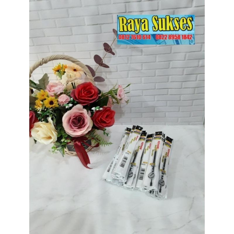 

KENKO Gel Pen Refill Easy Gel - KE Series 0,5mm (HITAM) (BIRU) ISI 24PCS