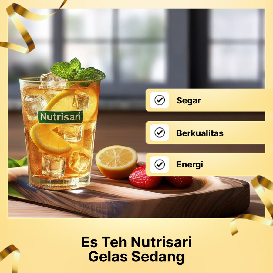 

Es Teh Nutrisari Gelas Sedang - Minuman Segar Berkualitas