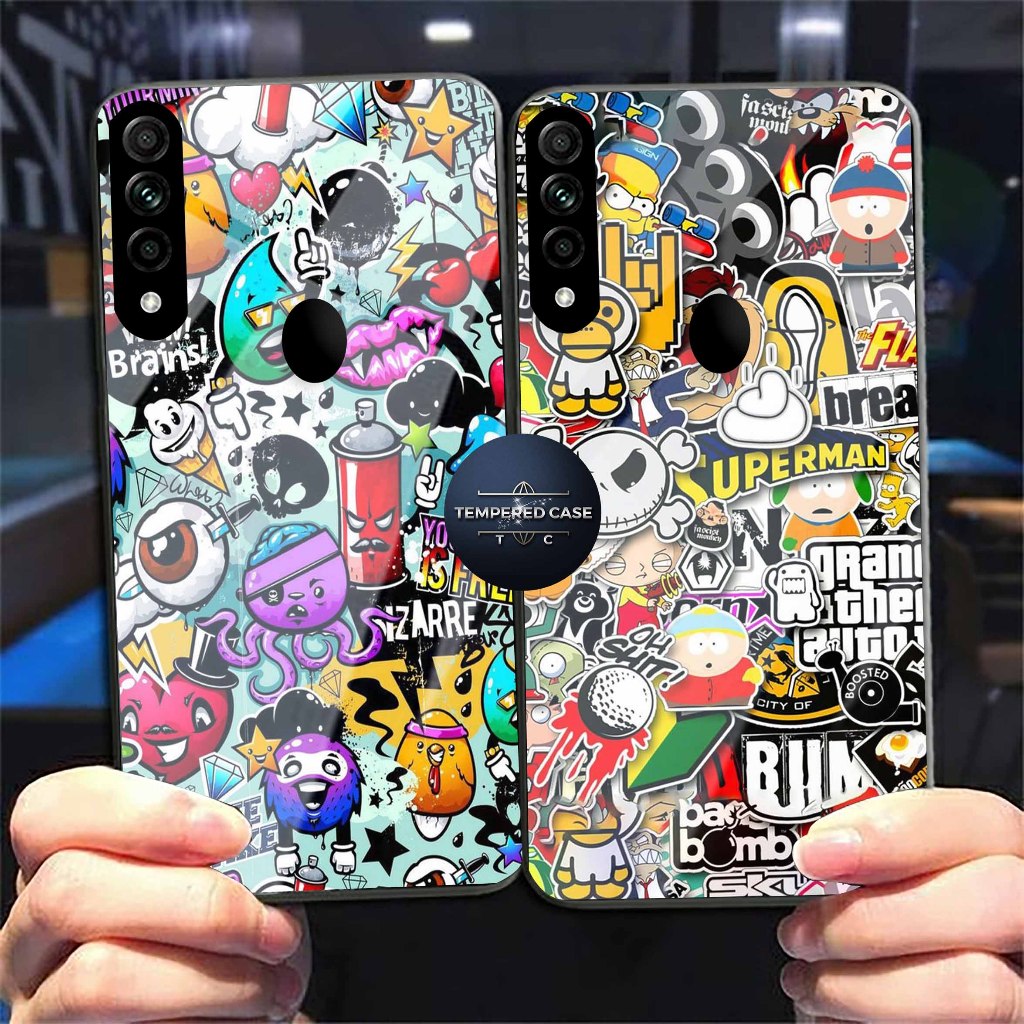 Softcase Glass Kilau Kaca  OPPO A31 2020 Case  OPPO A31 2020  casing handphone  OPPO A31 2020  TEMPR