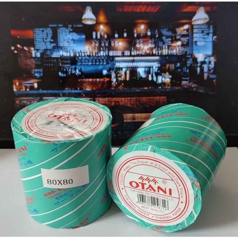 

Kertas Thermal Roll Printer Kasir Struk Bill Paper 80x80mm/Kertas Otani Hijau UK 80x80mm Trendi Fashion