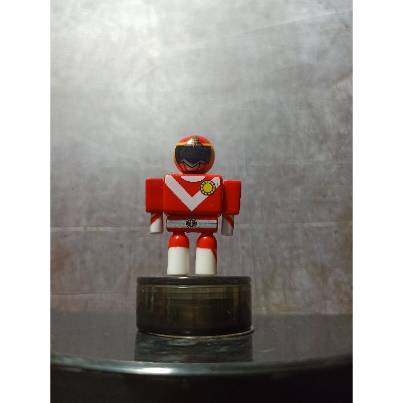 Figure Mini Super Sentai Character Sun Vulcan Red Chibi