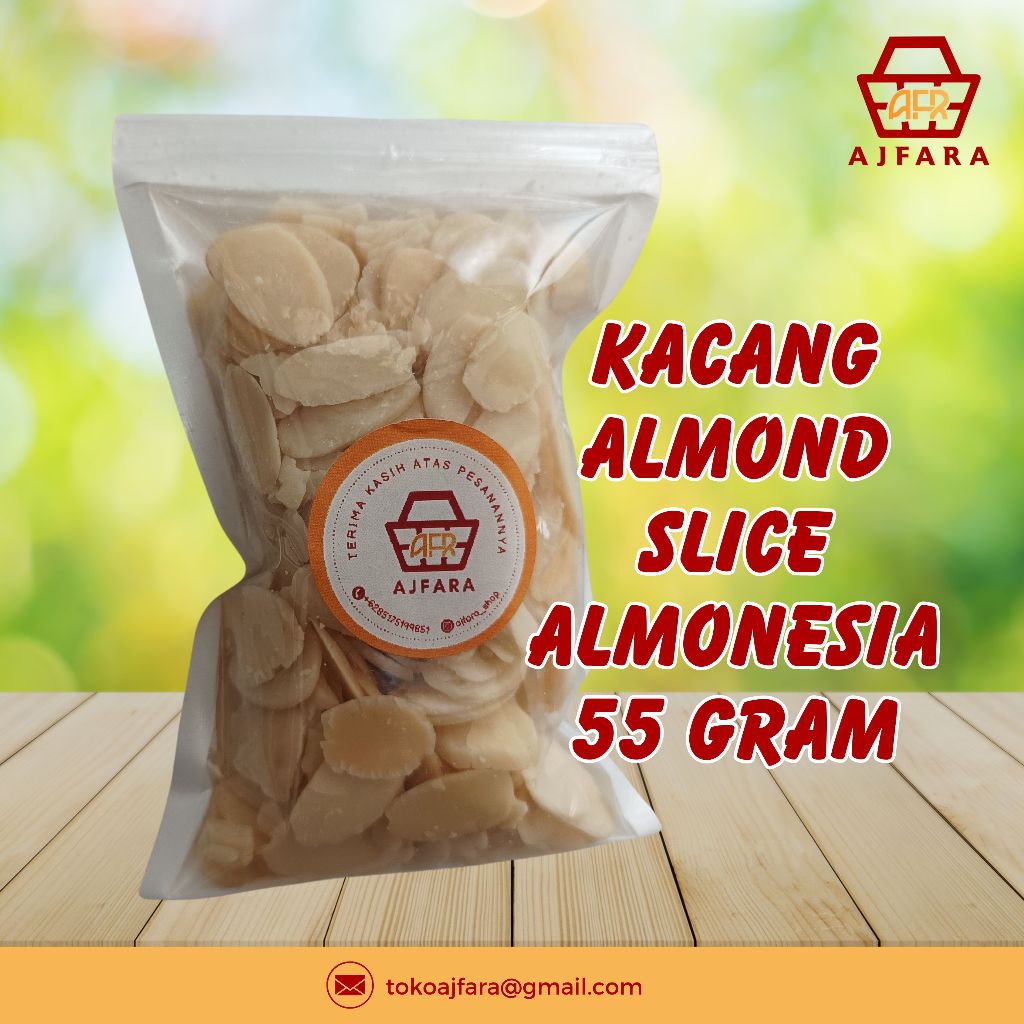 

Kacang Almond Slice Almonesia 55 gram