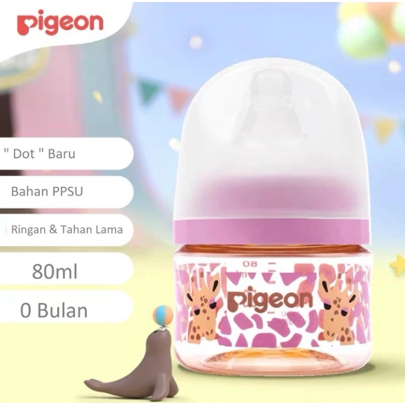 Pigeon Gen 3 Wide Neck PPSU ukuran 80ml // Meyang shop