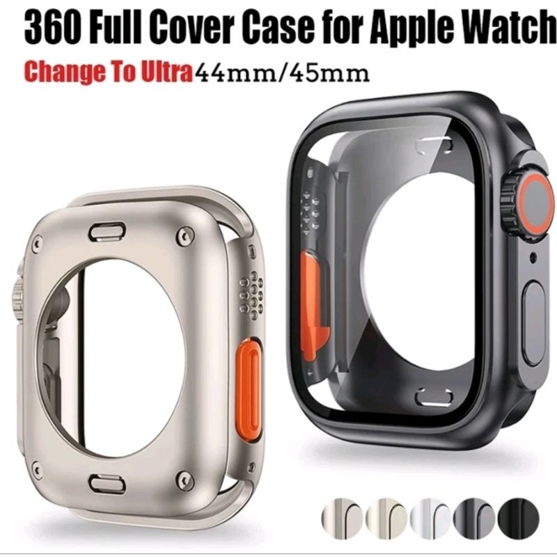 Apple watch 40mm 41mm 44mm 45mm seri 10 42mm 46mm full set hard case design change to ultra