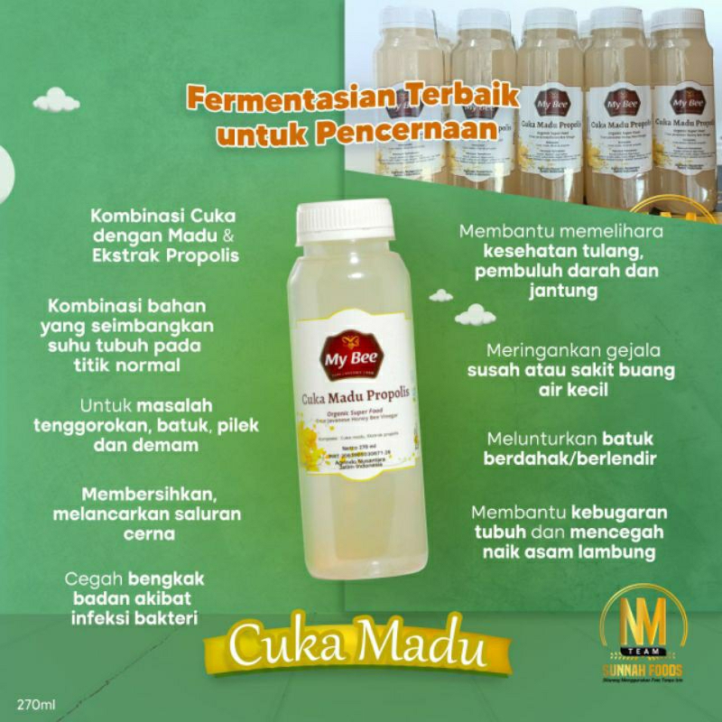 

Cuka Madu Propolis, baca deskripsi.