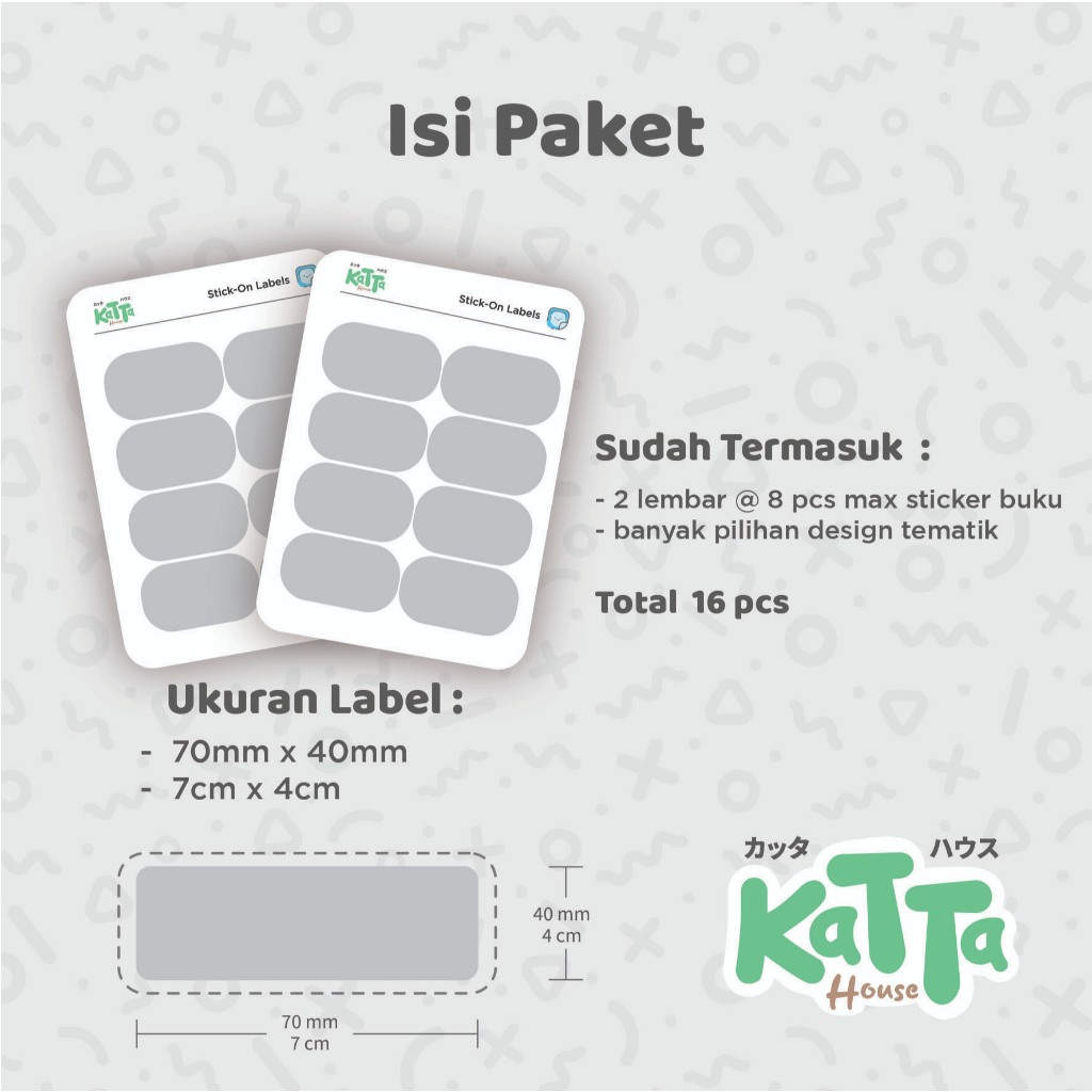 

Ay00! Stiker Nama Buku Custom Karakter Sticker Mapel Sekolah Label Nama Pelajaran Kelas Max Size