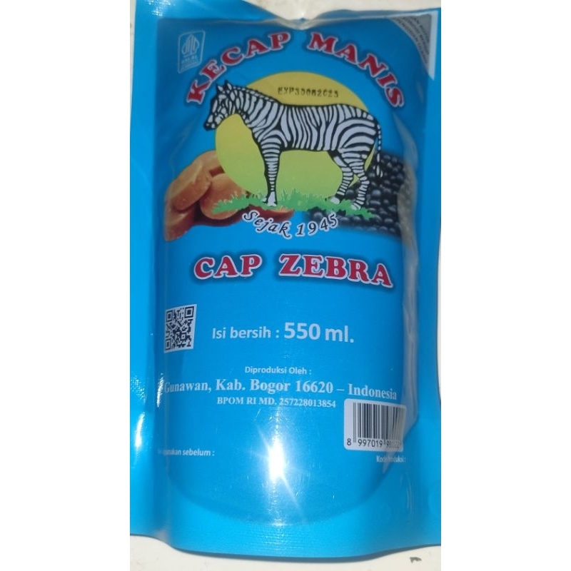 

kecap manis cap zebra pouch isi 550mg