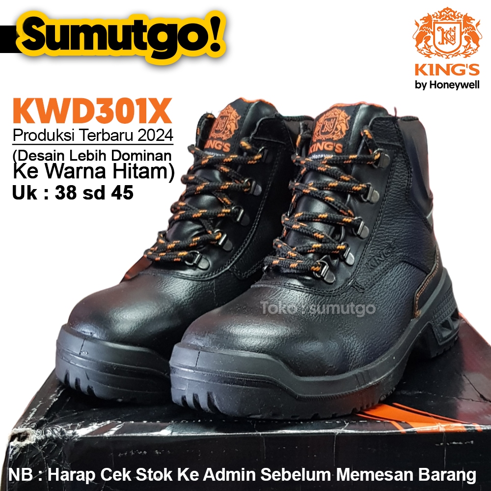 [ MODEL TERBARU ] KINGS by Honeywell KWD 301X Original / Safety Shoes Semi Boot KWD301X / KWD 301 X 