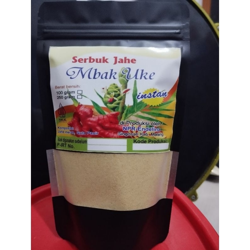

Jahe instan "mba uke" 250g