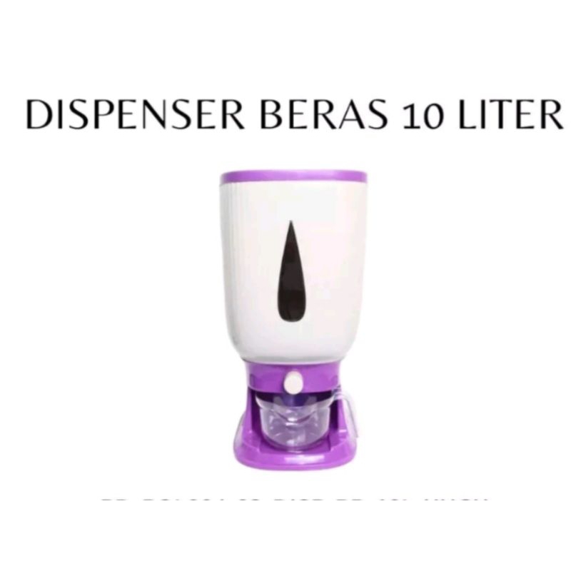Dispenser beras 10 liter /container beras / box plastik / tempat beras