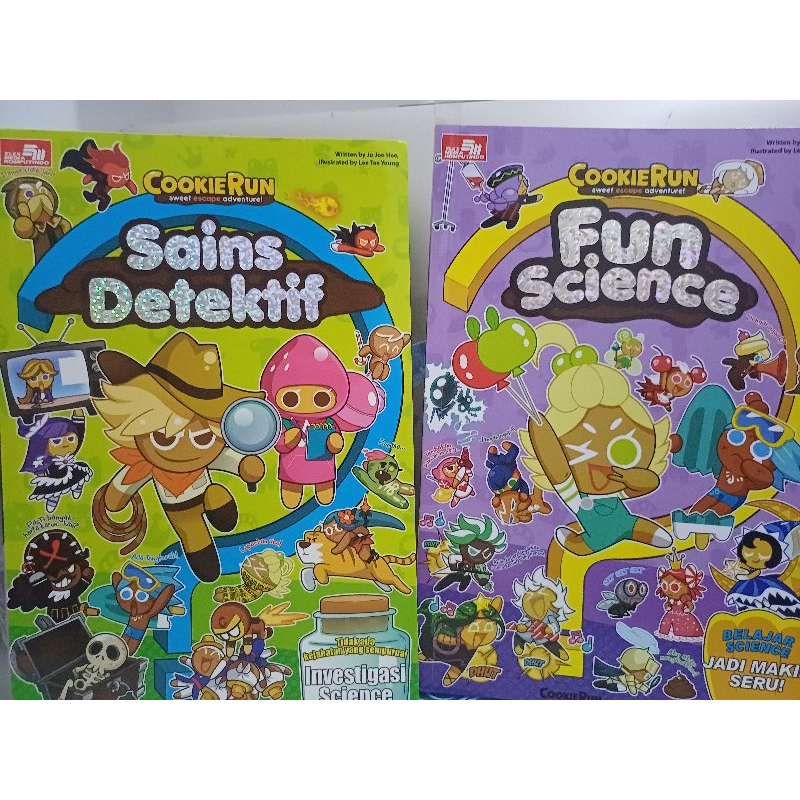 [Obral] Buku Anak Pengetahuan Cookie Run Fun Science & Sains Detektif