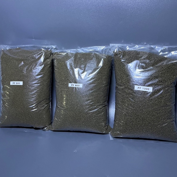 Arrival  Pelet PF 5 8 1 Kemasan 5gram Pakan Ikan Hias Glowfish Koki goldfish cupang Neon Cardinal Da