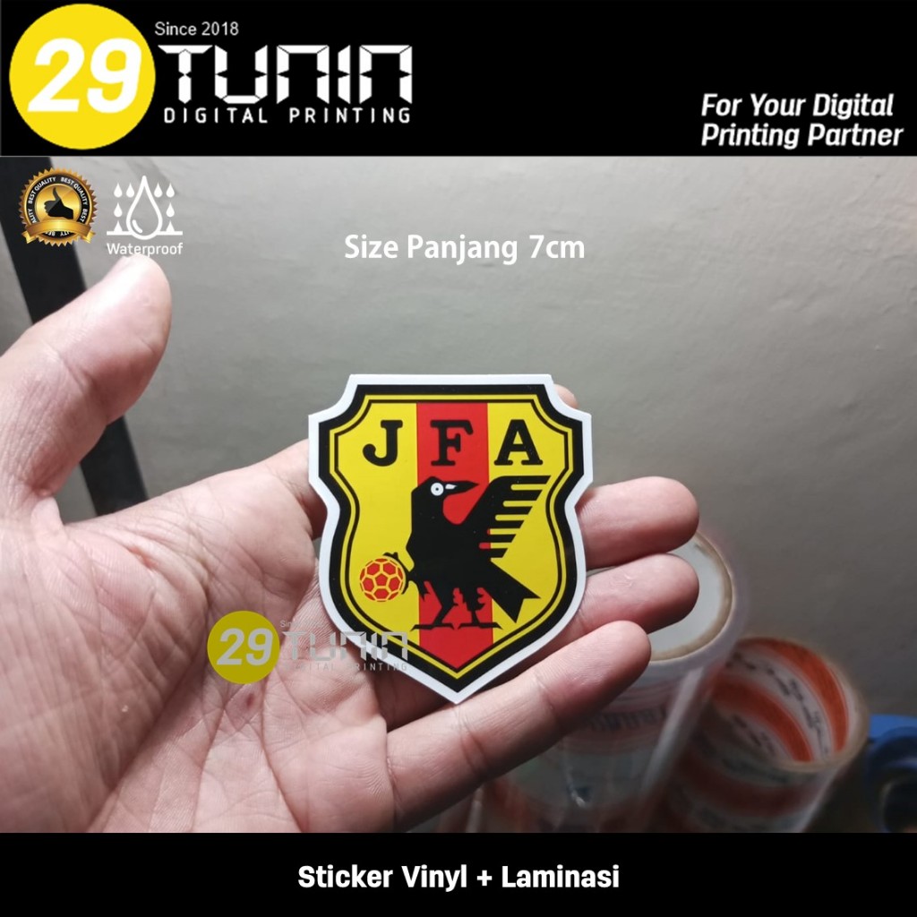 

Sticker Vinyl - Tim Bola Jepang Japan Football