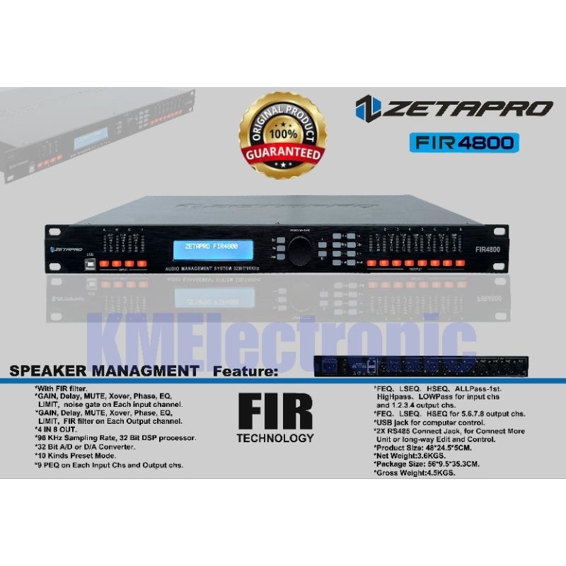 DLMS ZETAPRO FIR 4800 / MANAGEMENT ZETAPRO FIR 4800 / MANAGEMENT FIR 4800 ORIGINAL
