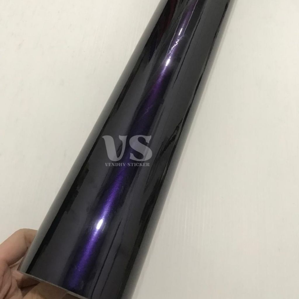 [ROLL] Sticker Skotlet Hitam Lembayung Ungu I Stiker Skotlet Moonlight Purple