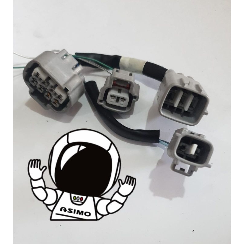 Soket pin 6 to new pin 8 toyota Fortuner VRZ 2016-2020 2021-2024 kabel socket konektor switch sensor