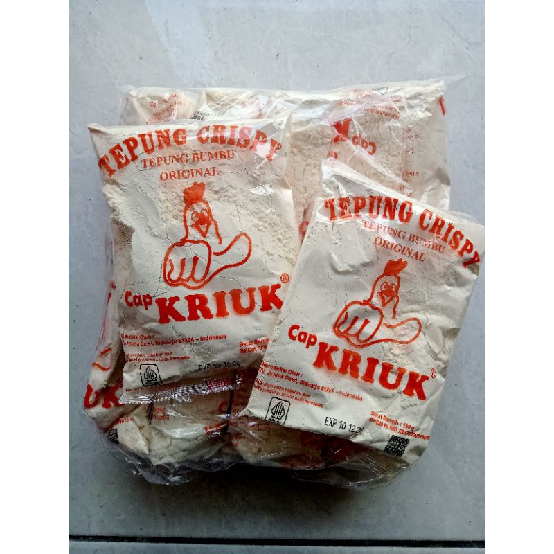

TEPUNG BUMBU CRISPY CAP KRIUK