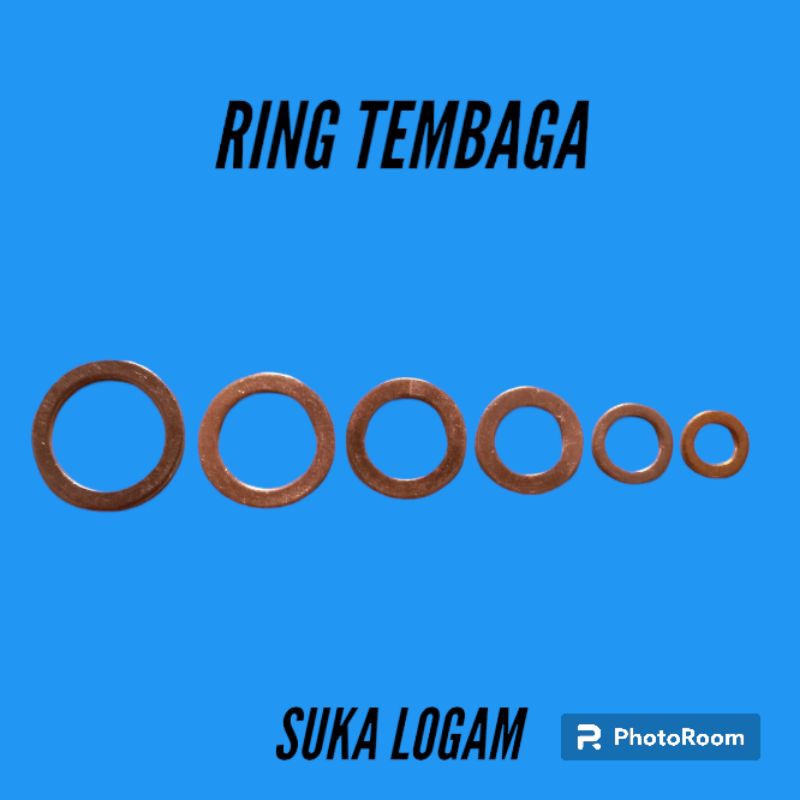 RING TEMBAGA M6 X 10