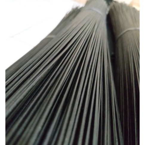 Langka Jeruji Bambu Kulitan Warna Hitam Semi Glosy 1 Iket isi 1batang