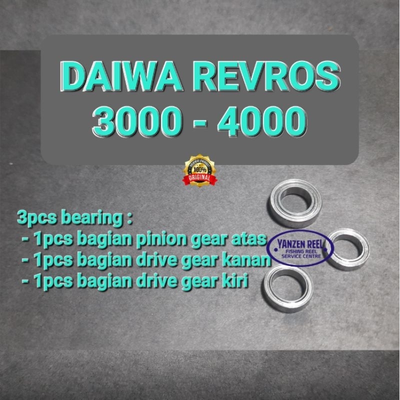 BEARING SET REEL DAIWA REVROS jumlah = 3pcs bearing