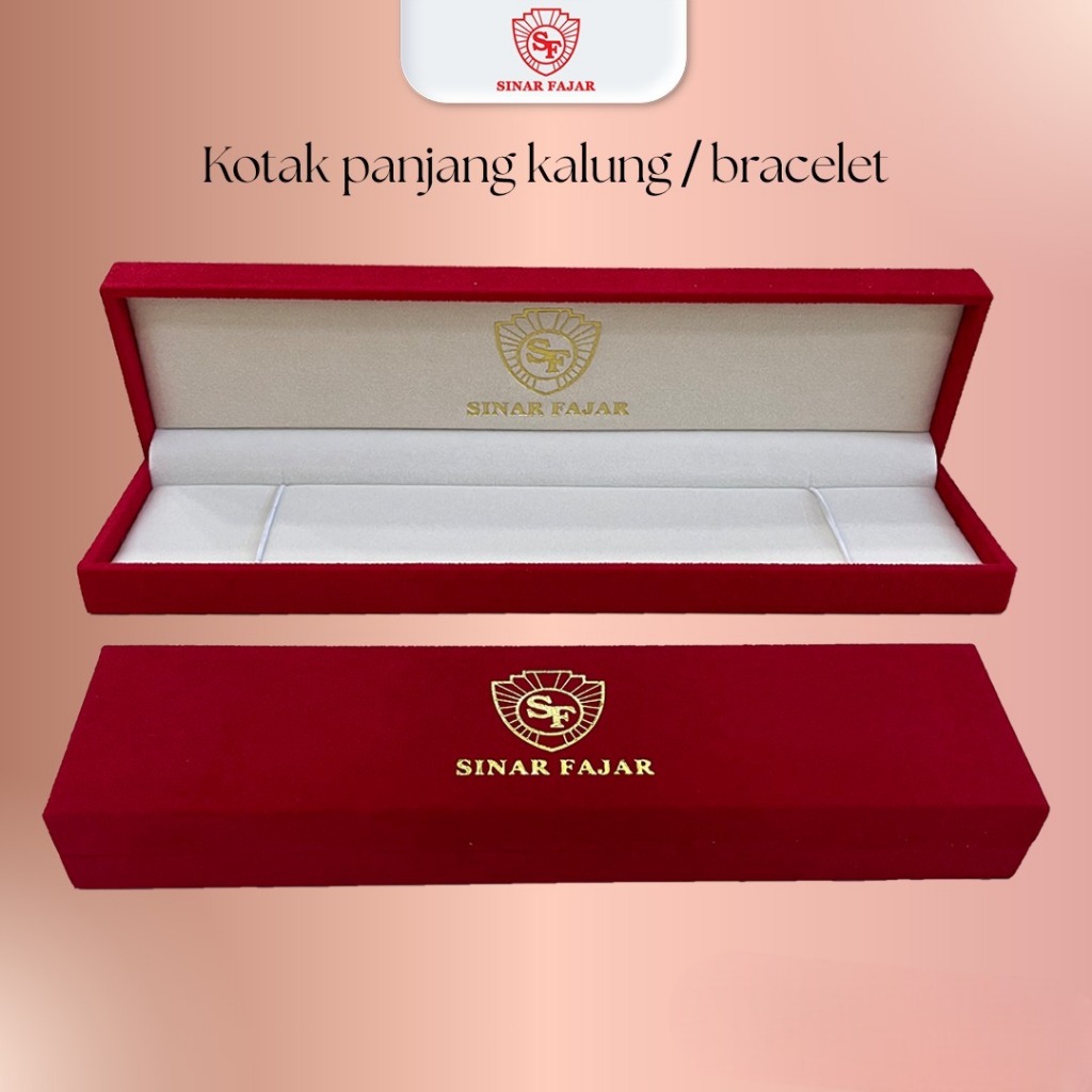 Kotak Panjang Kalung / Bracelet / Kotak Perhiasan Kalung / Box Jewellery