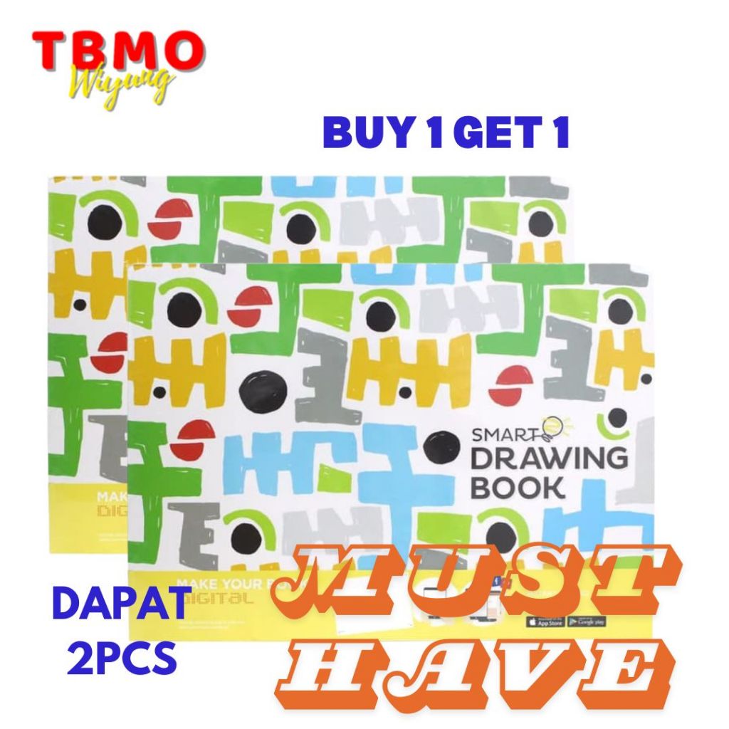 

Tbmo Beli 1 Gratis 1 O2O Drawing Book / Buku Gambar Puzzle 20 Pages A4