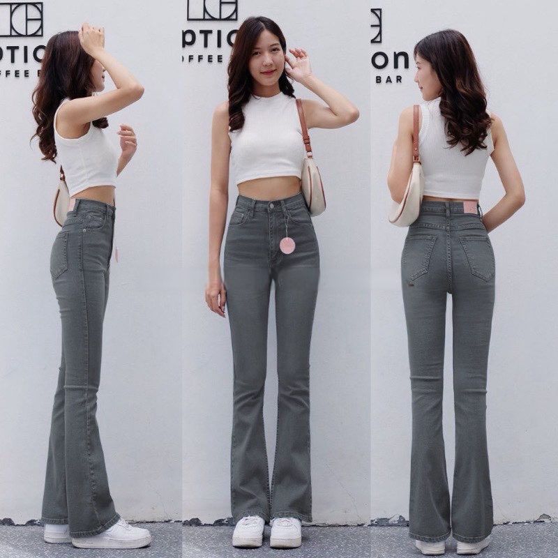 Jeans Cutbray Highwaist Wanita Celana Jeans Wanita Celana Cutbray Stretch Import Celana Jeans