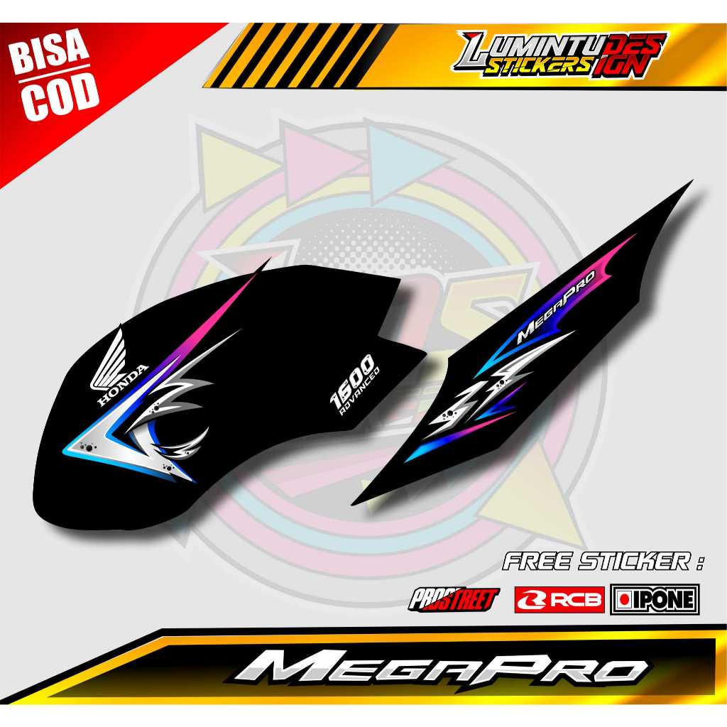 STRIPING VARIASI HONDA MEGAPRO PRIMUS / STICKER LIST VARIASI MEGAPRO PRIMUS