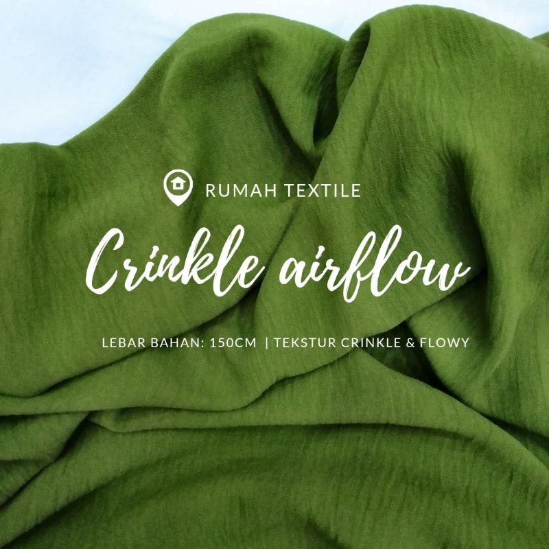 CRINCKLE AIRFLOW/AIRFLOW/KAIN CRINKLE/CRINKLE/KAIN/KAIN MURAH/AIRFLOW CRINCKLE/KAIN GAMIS