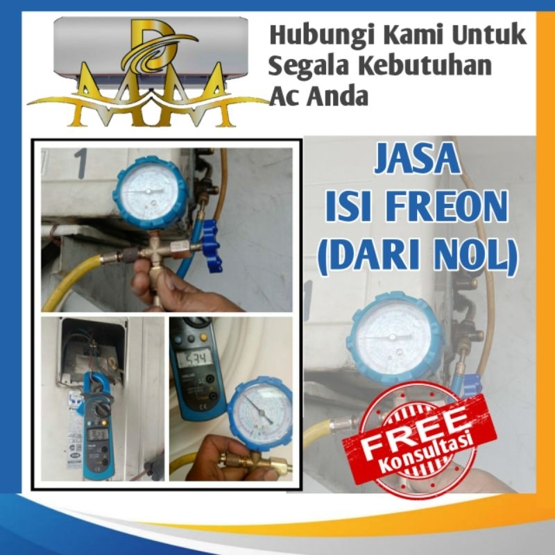 JASA ISI FULL FREON R32 R410 R22
