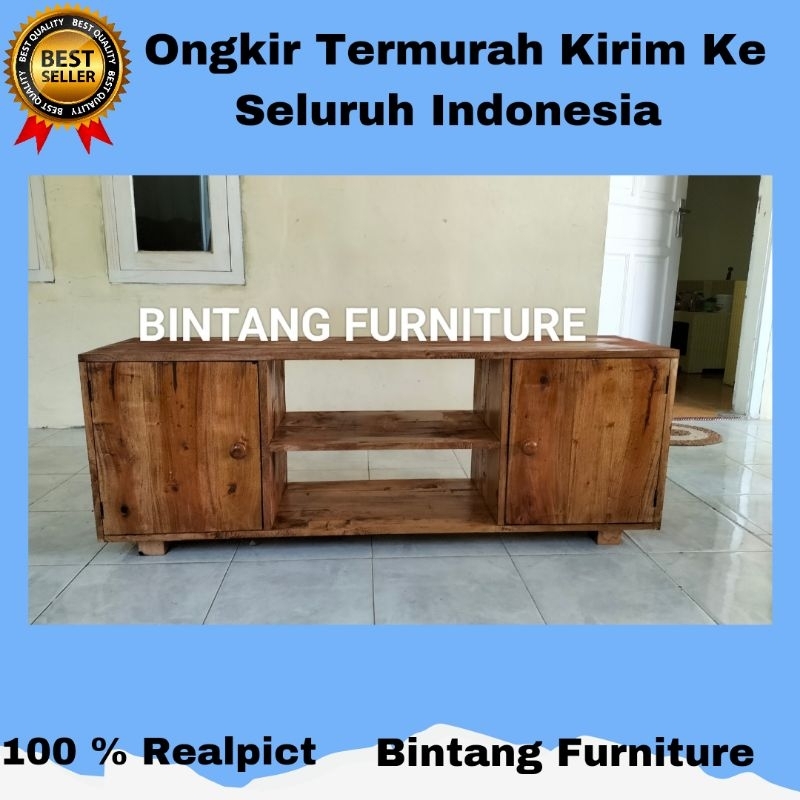 Meja Tv Minimalis Modern Kayu Lemari Tv Minimalis Murah