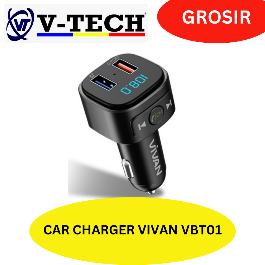 CAR CHARGER VIVAN VBT01 (mobil charger)
