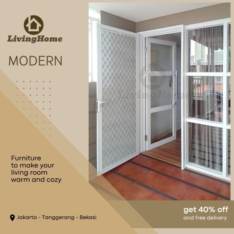 Kasa Nyamuk Magnet (Magnetic Insect Screen) / Fiberglass / Kasa Nilon (JKT) #Hoze