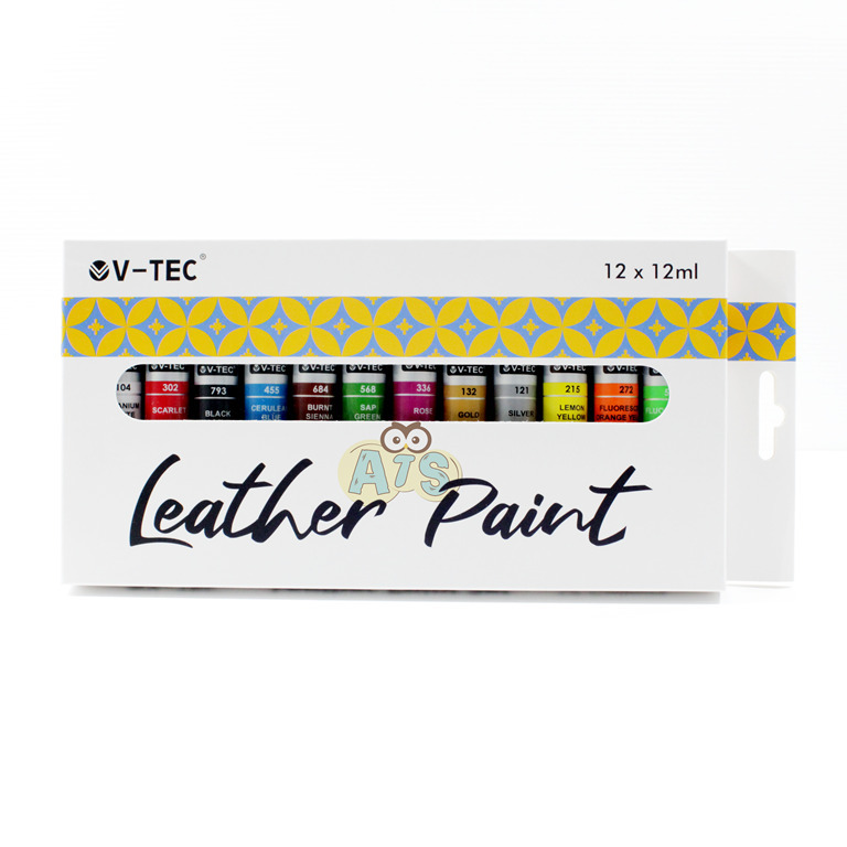 

Cat Leather Paint 12x12ml V-TEC