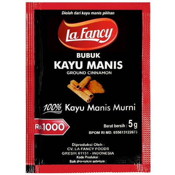 

La Fancy Foods Kayu Manis Bubuk 100% Murni 5g