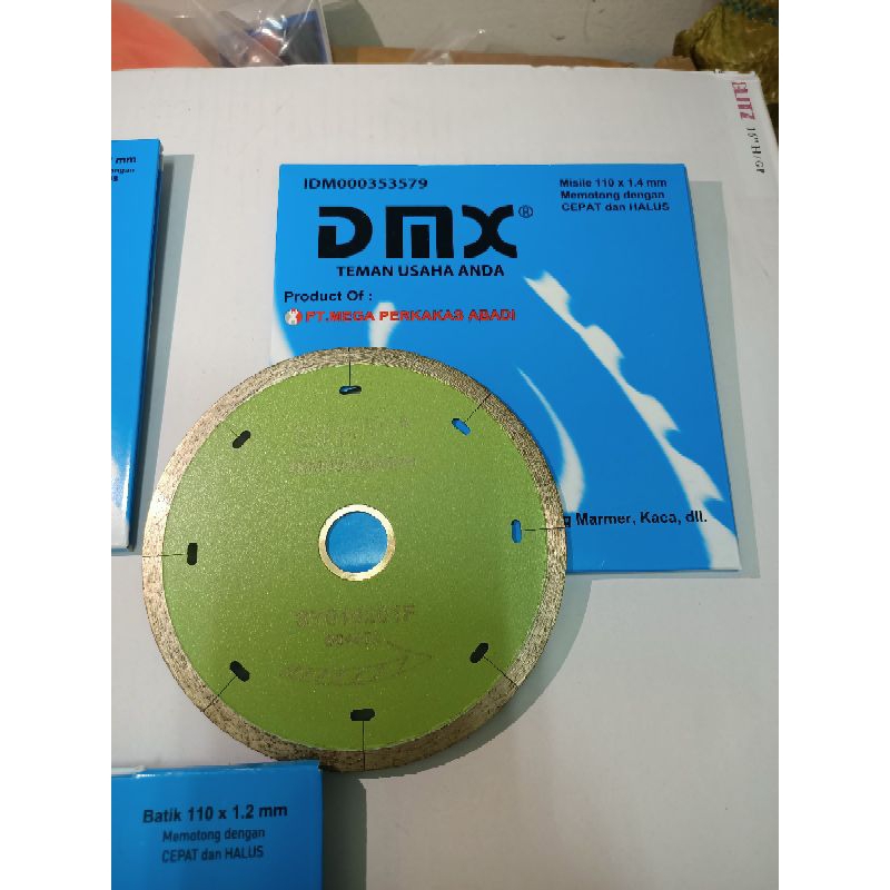dmx misile / dmx turbo / dmx batik Mata Pisau Keramik Marmer Granit Diamond Wheel DMX 4" Orinal