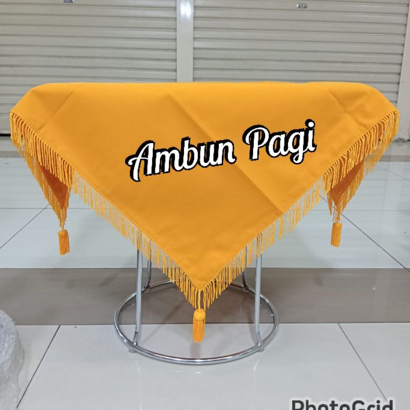 

best seller alas baki paskibra alas baki upacara bendera warna kuning polos
