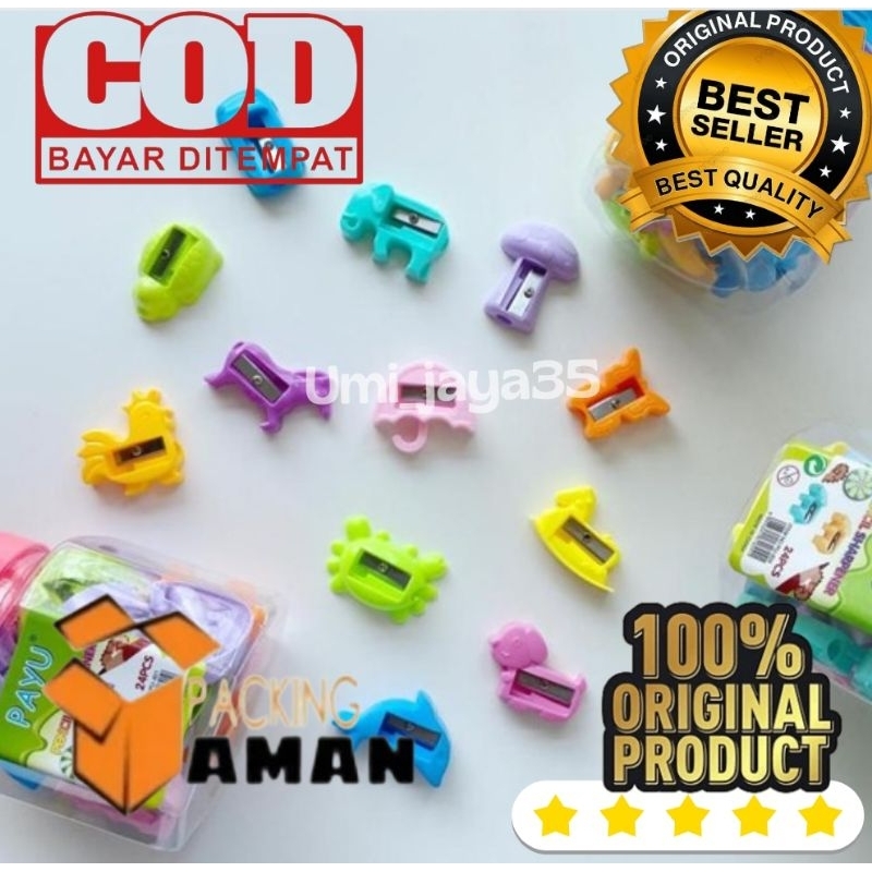 

(BISA COD) PROMO SERUTAN PENSIL PAYU 1 PAK ISI 24 PCS!!