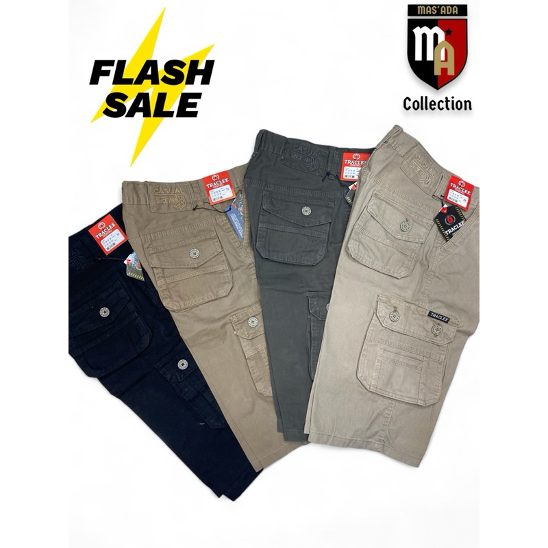 celana pendek pria cargo kempol