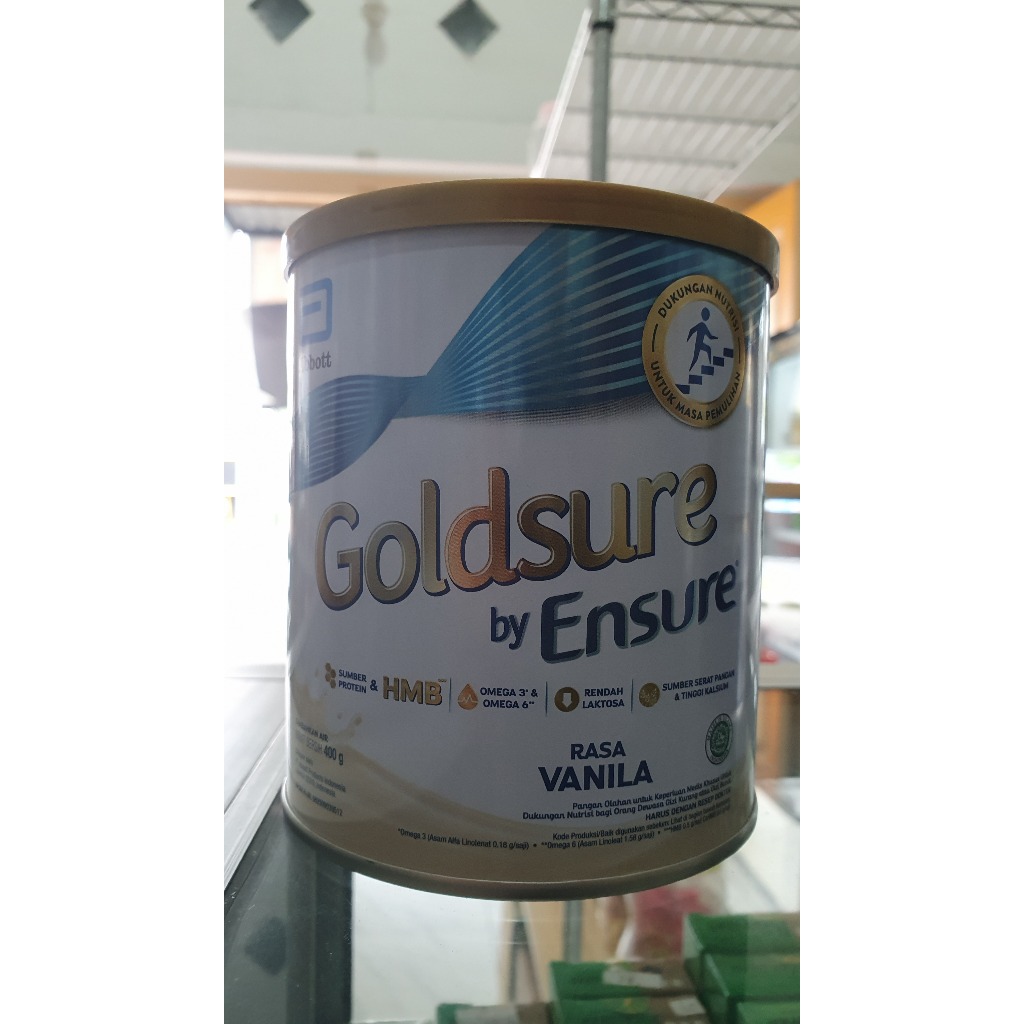 

GOLDSURE BY ENSURE VANILA 400GR SUSU NUTRISI DEWASA