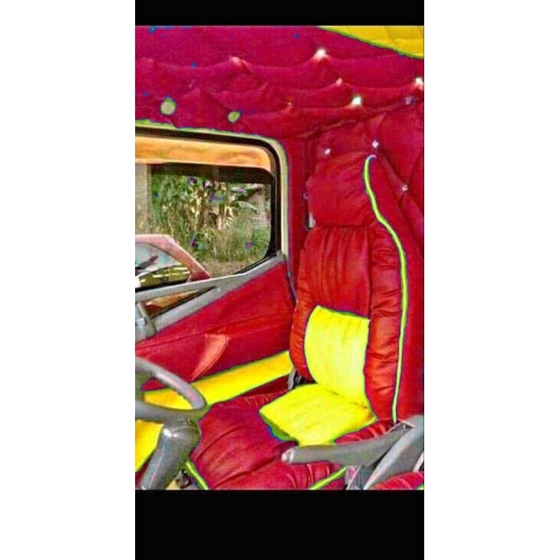 sarung jok / cover jok mobil truk Canter bagean supir aj