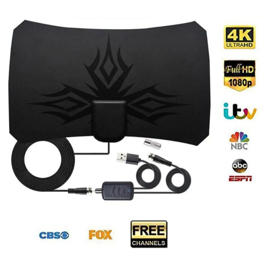 Antena TV Indoor HD Digital 4K - Antena TV Termurah Sinyal Kuat Jernih Anti Semut