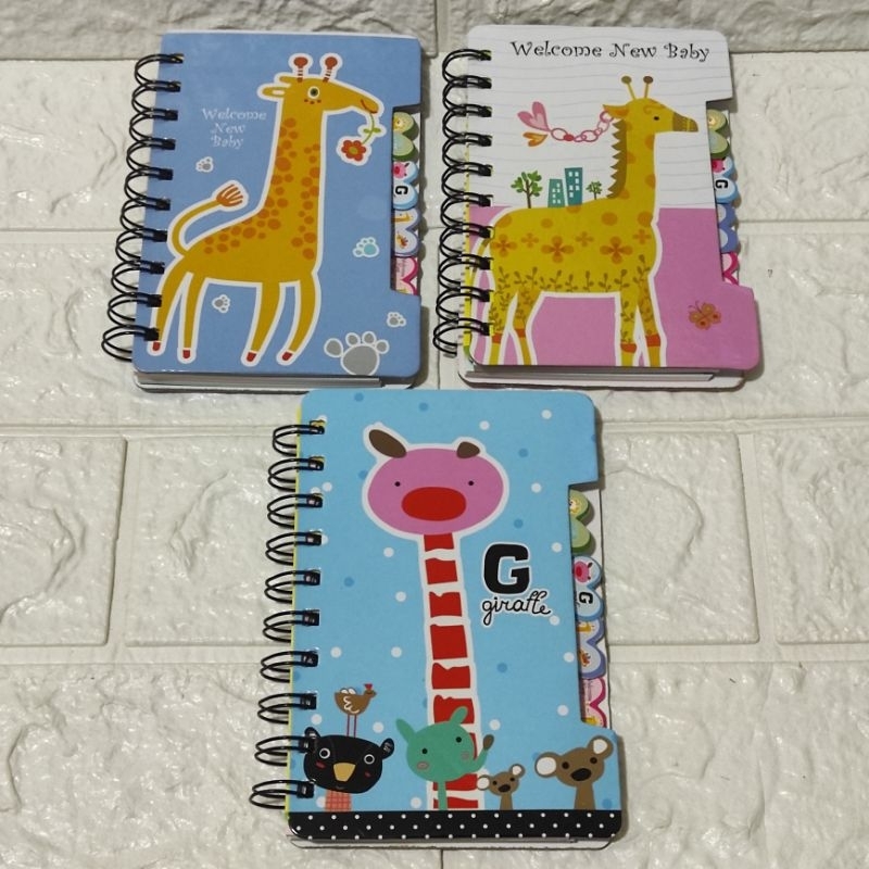 

Diary Jerapah - Jerapah Diary - Notes Kertas Berwarna - Diary Full Color (9x14 cm) - Notes Spiral - Buku Catatan - Cover Tebal