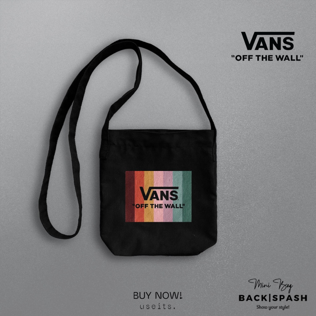 Tas Mini Sling Bag Vanss Mini Bag Streetwear VANS OFF THE WALL MSB2