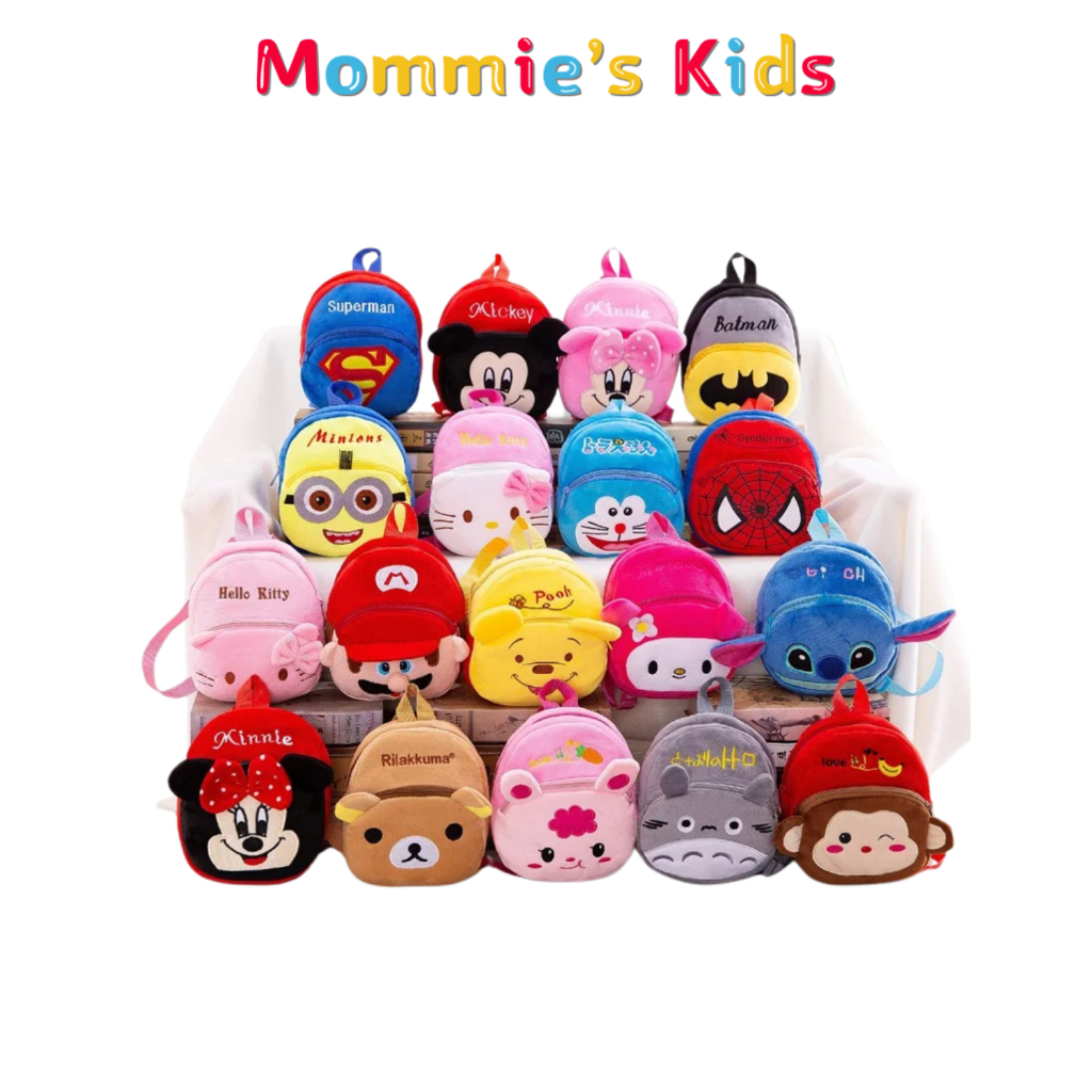 Tas Ransel Anak Karakter Bag Backpack Mini Motif Cartoon Cute Cod Import MK501
